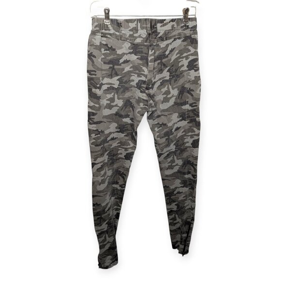 Mittoshop Gray Camouflage Moto Pull On Casual Pants Size Medium - Picture 6 of 16